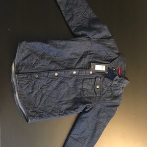 Boys Tommy Hilfiger Long Slv Quilted Jean Button